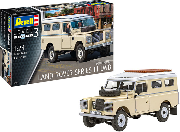 Land Rover Series III LWB Commercial Revell 1:24 Byggsats 