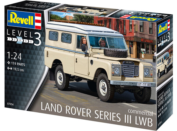 Land Rover Series III LWB Commercial Revell 1:24 Byggsats 