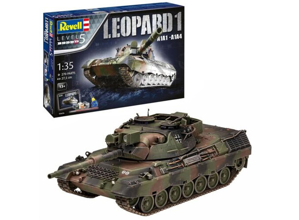 Leopard 1 A1A1-A1A4 Starter Set Revell 1:35 Byggsats 