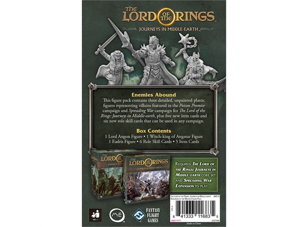 LotR Journeys Scourges of the Wastes Exp Journeys in Middle Earth Expansion 