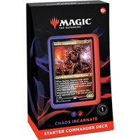 Magic Starter Commander Deck Chaos Incar Chaos Incarnate - Svart/Röd
