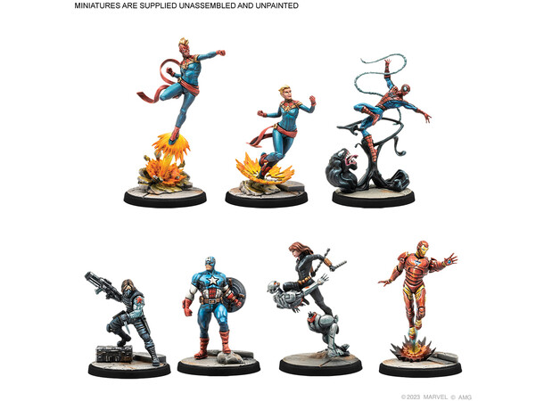Marvel Crisis Protocol Revised Core Set Earth's Mightiest 