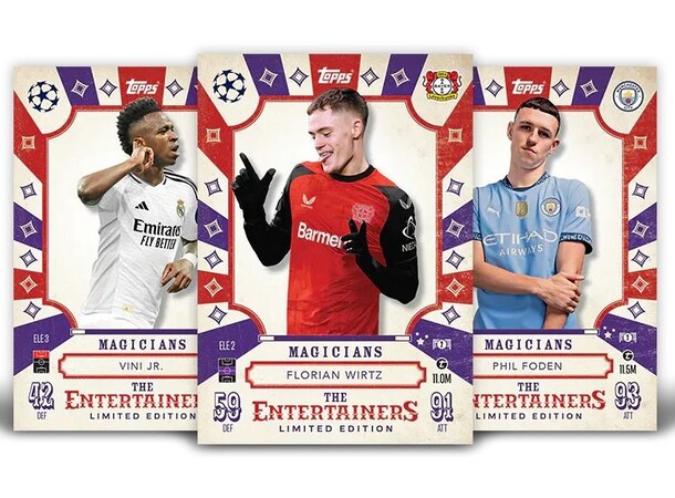 Match Attax 24/25 Pocket Tin #1 The Entertainers Magicians 