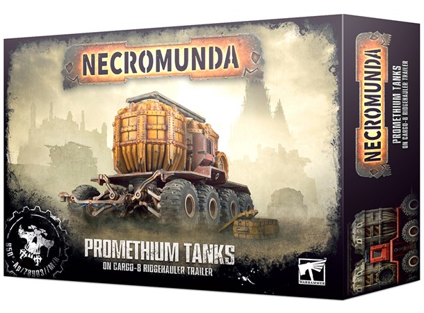 Necromunda Promethium Tanks On Cargo 8 Ridgehauler Trailer 