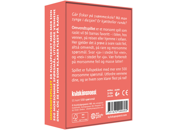 Omvendspillet - SVENSK 
