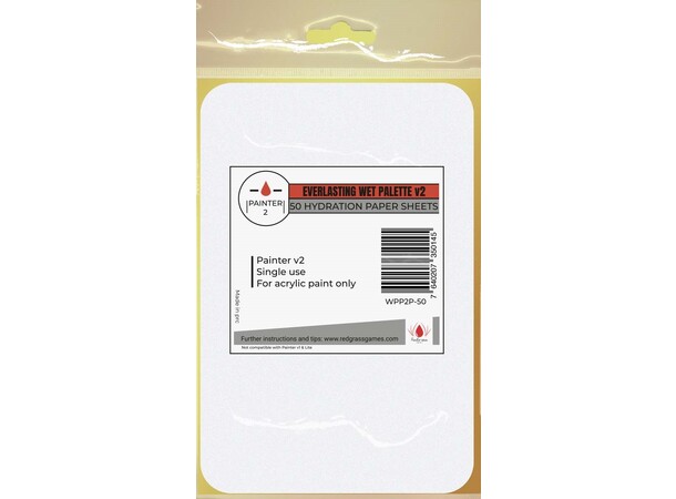 Painter v2 Hydration Paper Sheets 50st RedGrass Games 
