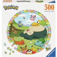Pokemon Round 500 bitar Pussel Ravensburger Puzzle