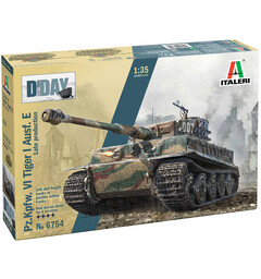 Pz Kpfw VI Tiger I Ausf E Late Prod Italeri 1:35 Byggsats