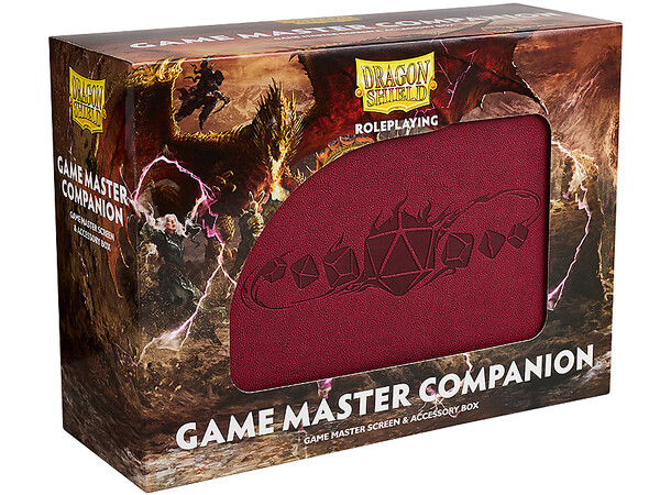 RPG Game Master Companion - Blood Red Dragon Shield Roleplaying 