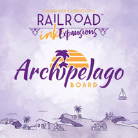 Railroad Ink Archipelago Boards Set Exp Expansion till Railroad Ink