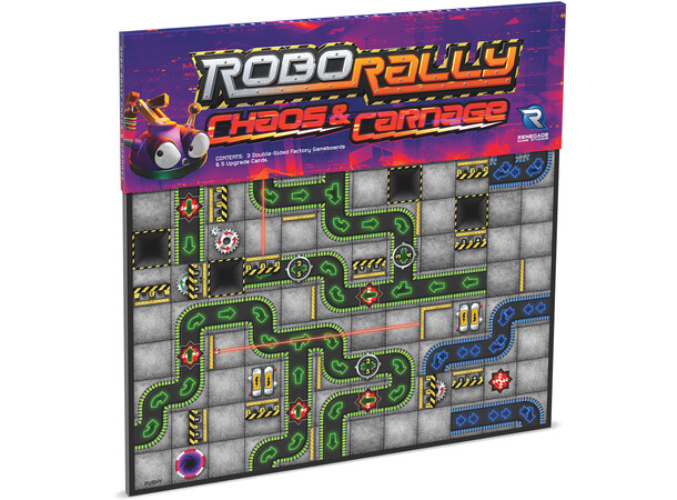 Robo Rally Chaos & Carnage Expansion Expansion till Robo Rally 
