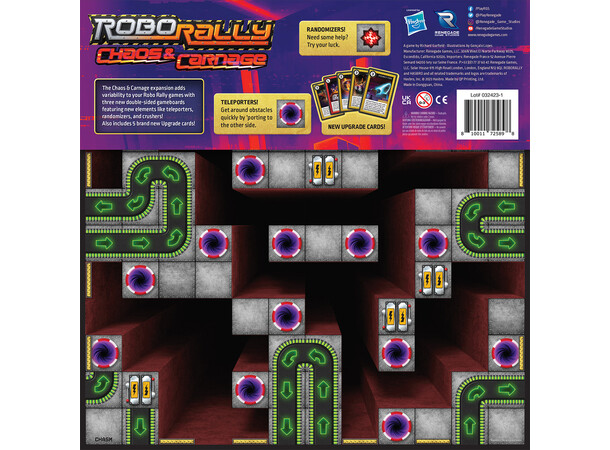 Robo Rally Chaos & Carnage Expansion Expansion till Robo Rally 