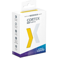 Sleeves Cortex Gul 100 st - 66x91 Ultimate Guard Standard Size
