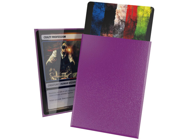 Sleeves Cortex Lila 100 st - 66x91 Ultimate Guard Standard Size 