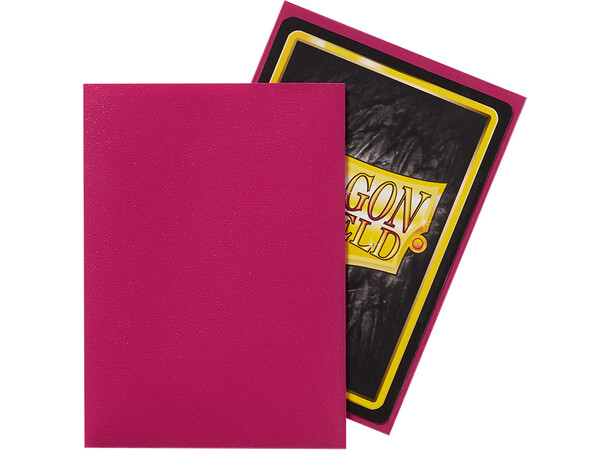 Sleeves Matte Magenta x100 66x91 Dragon Shield Kortskydd m/deckbox 
