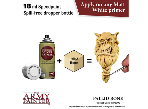 Speedpaint 2.0 Pallid Bone Army Painter - 18ml 