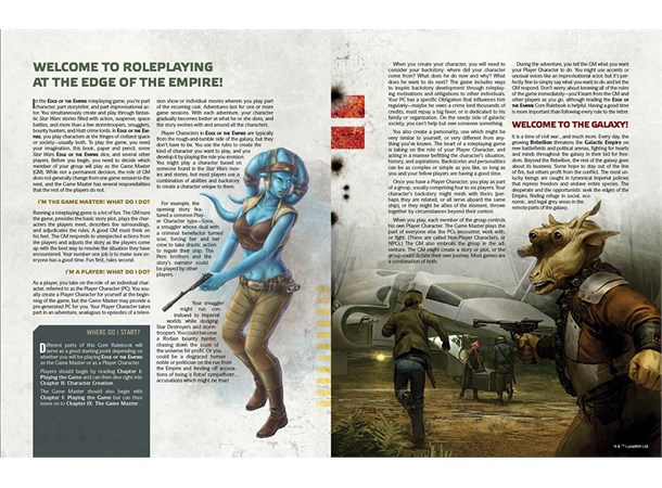 Star Wars RPG EoE Core Rulebook Edge of the Empire Roleplaying Game 