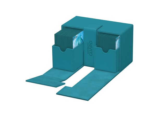 Twin Flip N Tray 160+ Petrol Ultimate Guard - Monocolor 