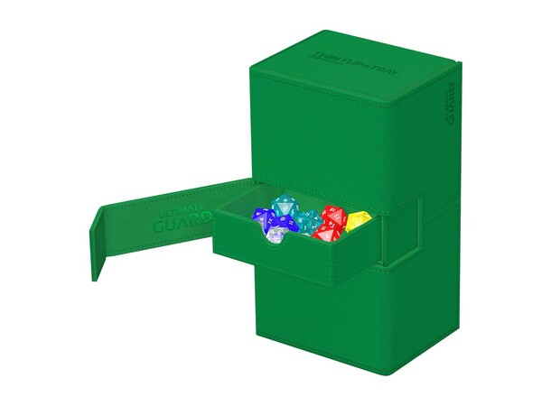 Twin Flip N Tray 200+ Grön Ultimate Guard - Monocolor 
