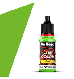 Vallejo Game Color Fluorescent Green 18ml - Fluo