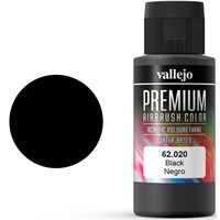 Vallejo Premium Basic Black 60ml Premium Airbrush Color