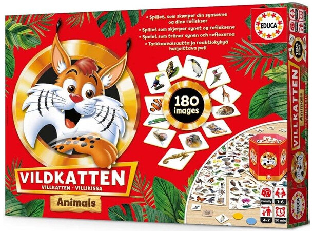 Villkatten Animals Brädspel