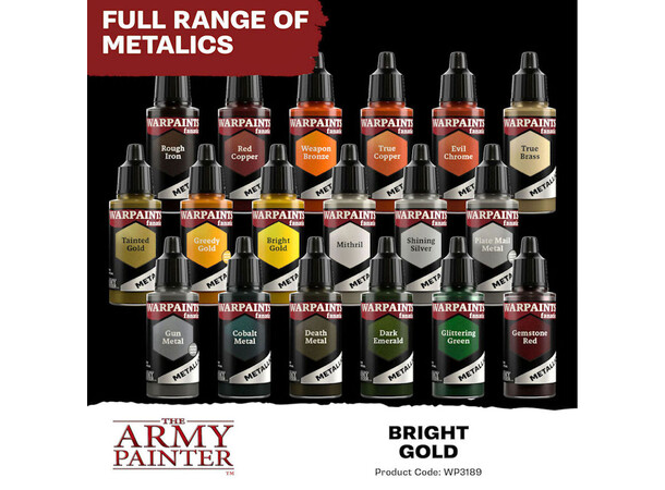 Warpaints Fanatic Bright Gold Army Painter Metallic 