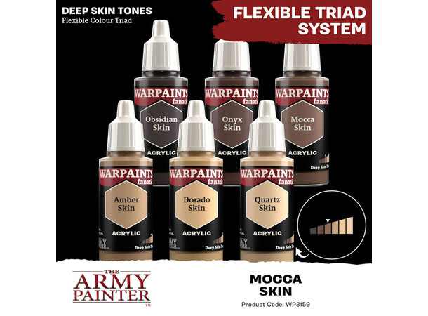 Warpaints Fanatic Mocca Skin Army Painter 