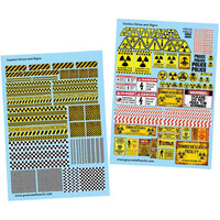 Waterslide Decals - Caution Strips/Signs Green Stuff World