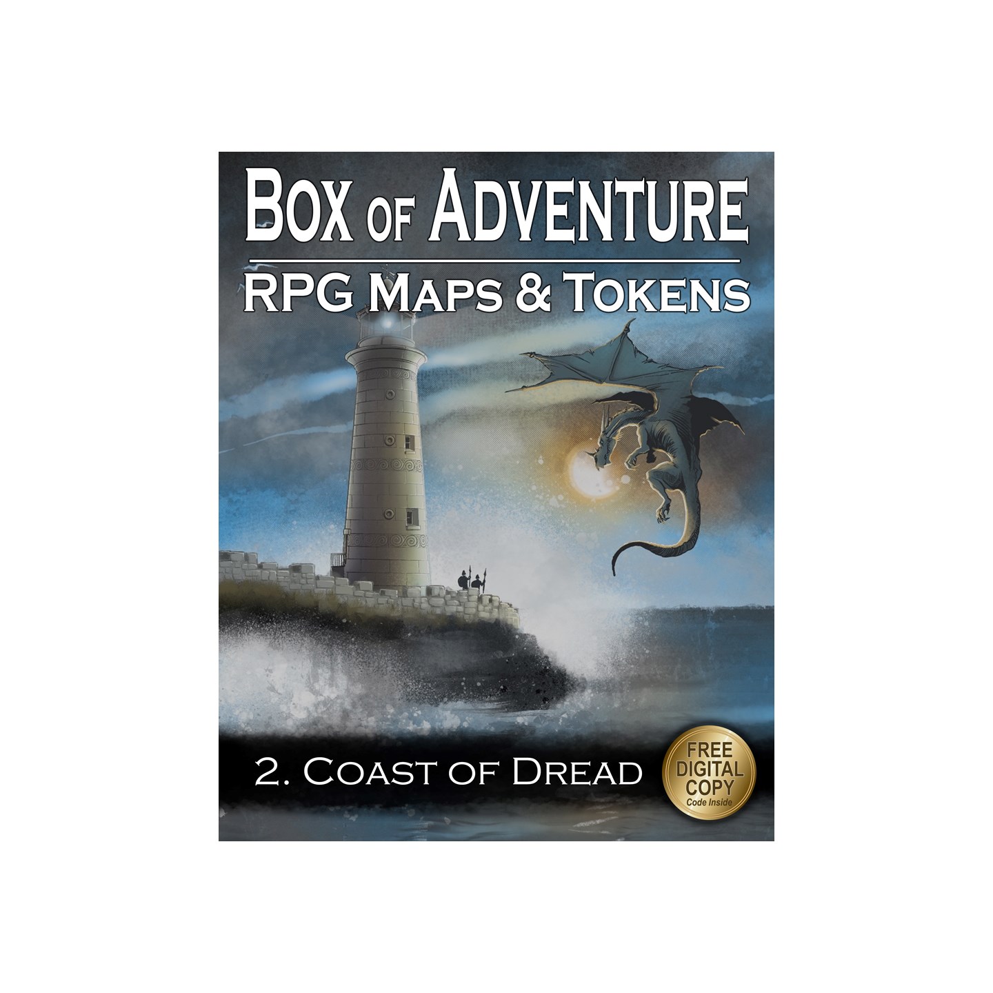 Adventure Box RPG Maps & Tokens Vol 2 Coast of Dread