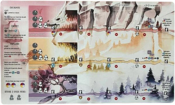 Wyrmspan Playmat - För 1 spelar