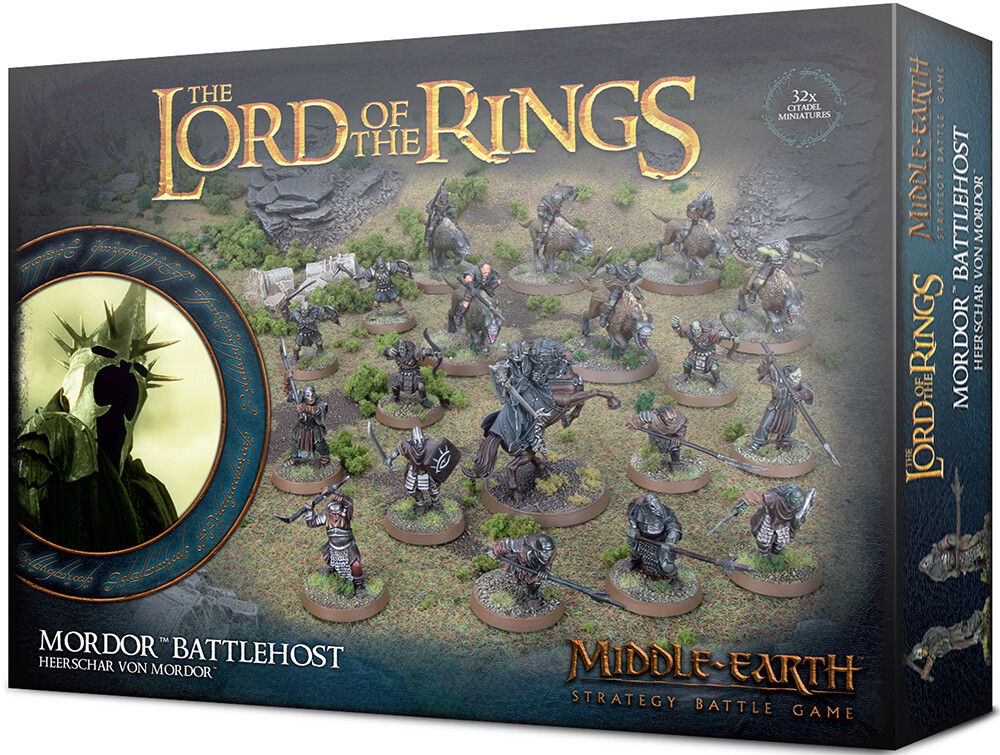 Lord of the Rings Mordor Battlehost Middle-earth Strategy Battle Game