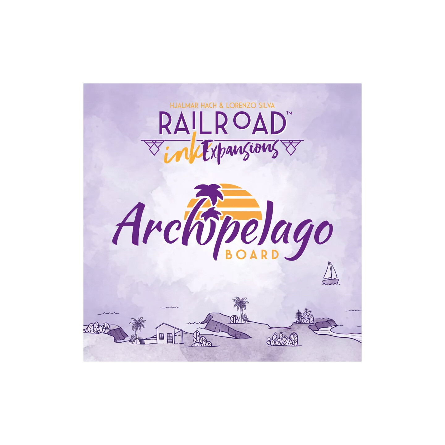 Railroad Ink Archipelago Boards Set Exp Expansion till Railroad Ink