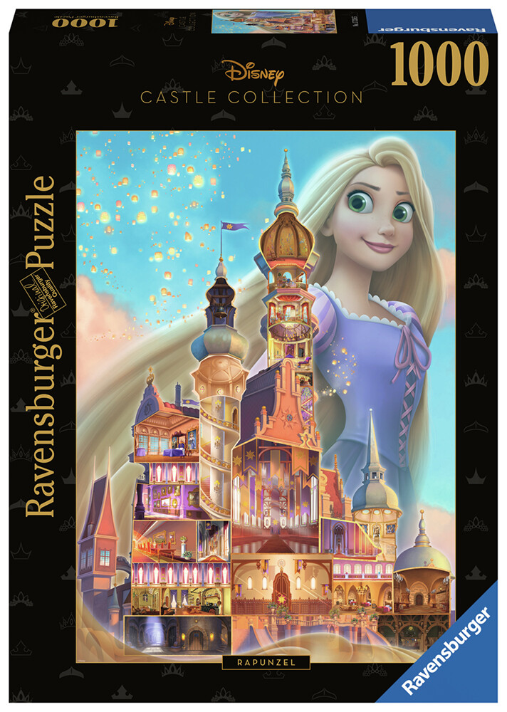 Disney Castle Rapunzel 1000 bitar Ravensburger Puzzle Pussel