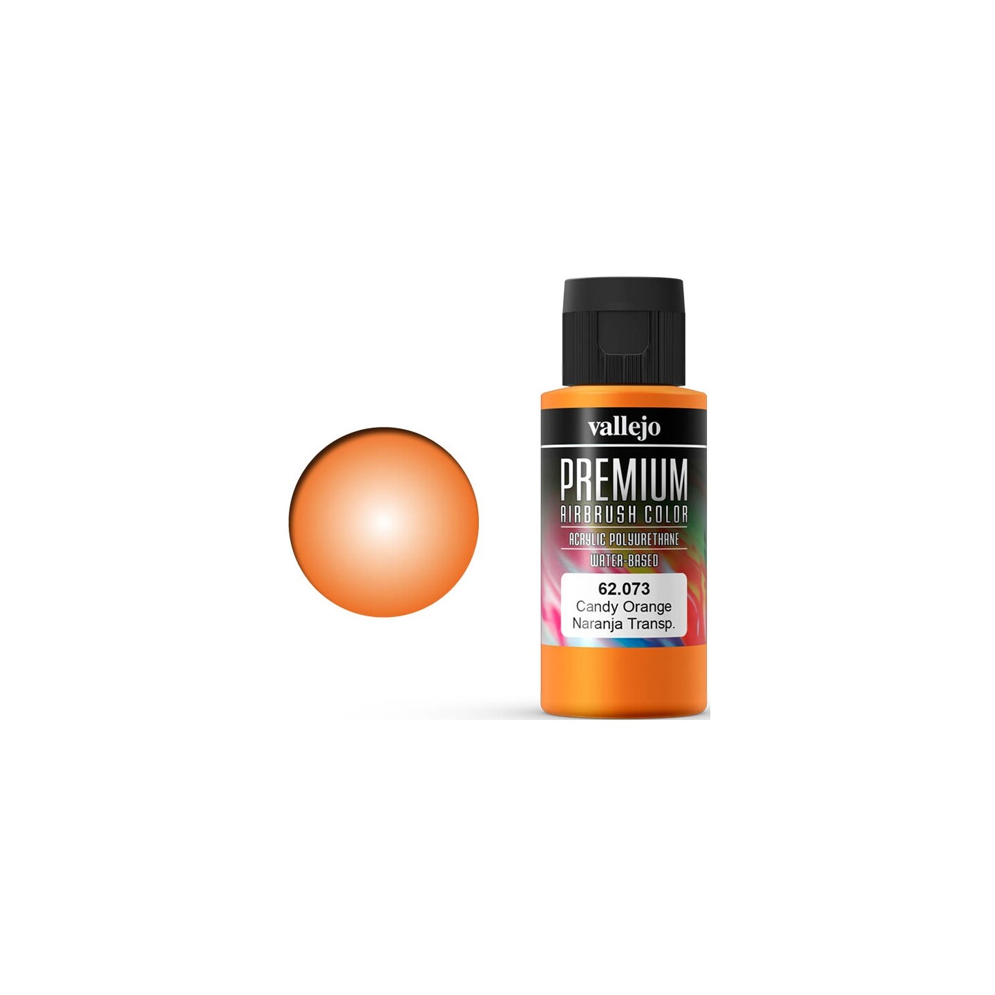 Vallejo Premium Candy Orange 60ml Premium Airbrush Color