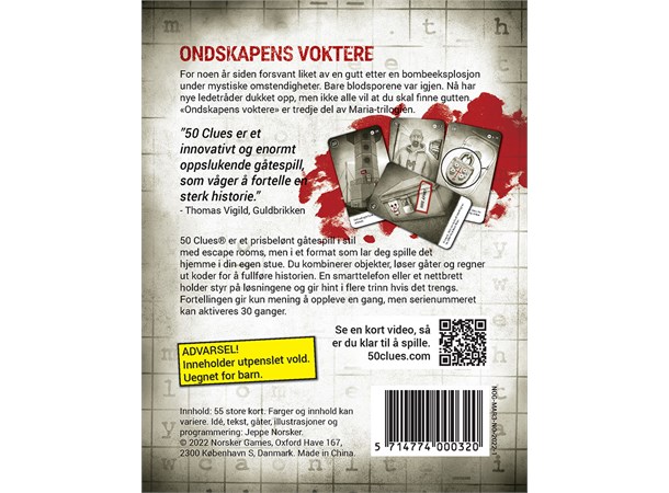 50 Clues Maria Trilogien Del 3 av 3 Ondskapens voktere 