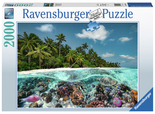 A Dive in the Maldives 2000 bitar Pussel - Ravensburger Puzzle 