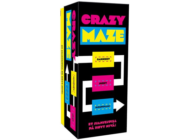 Crazy Maze Partyspill Norsk utgave 