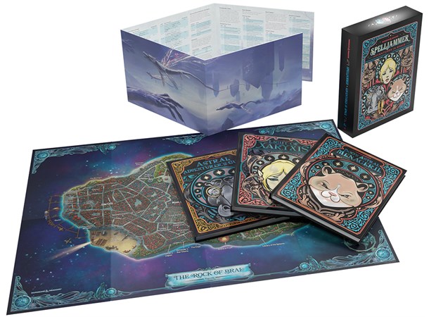 D&D Adventure Spelljammer Limited Ed Dungeons & Dragons Adventures in Space 