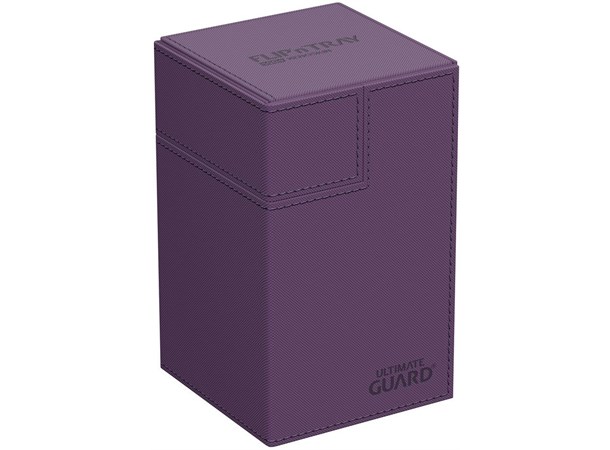 Deck Box Flip Tray Monocolor 100+ Lilla 