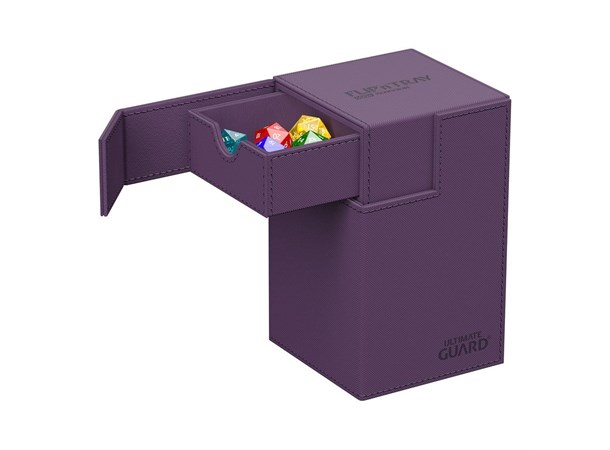Deck Box Flip Tray Monocolor 100+ Lilla 
