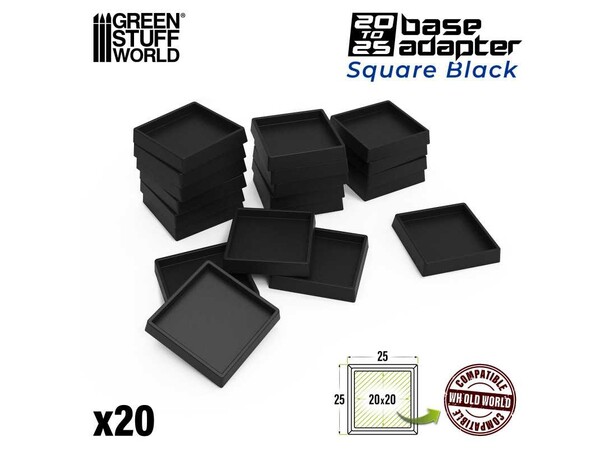 Hollow Plastic Bases 25mm Green Stuff World - Till Old World 