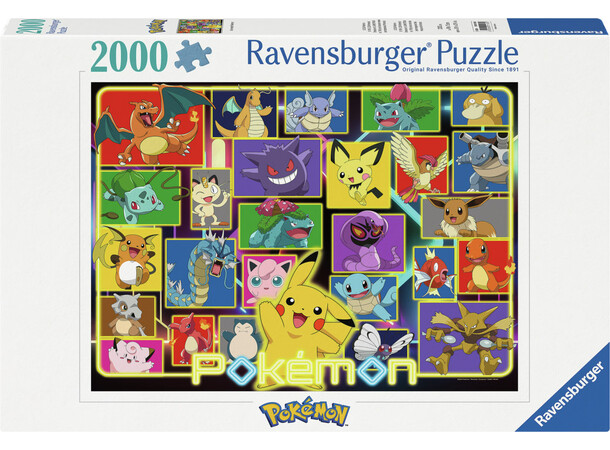 Illuminated Pokemon 2000 bitar Pussel - Ravensburger Puzzle 