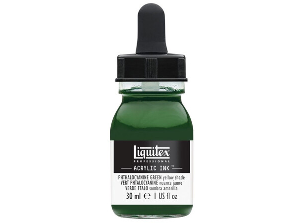 Ink Acrylic Phthalocyan Green Yellow Liquitex 319 - 30 ml 