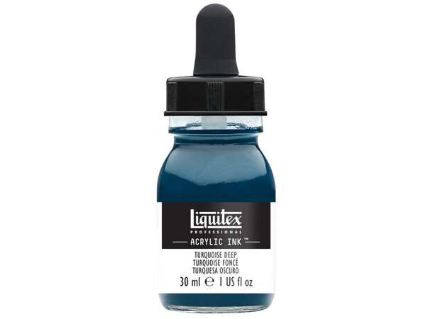 Ink Acrylic Turquoise Deep Liquitex 561 - 30 ml 