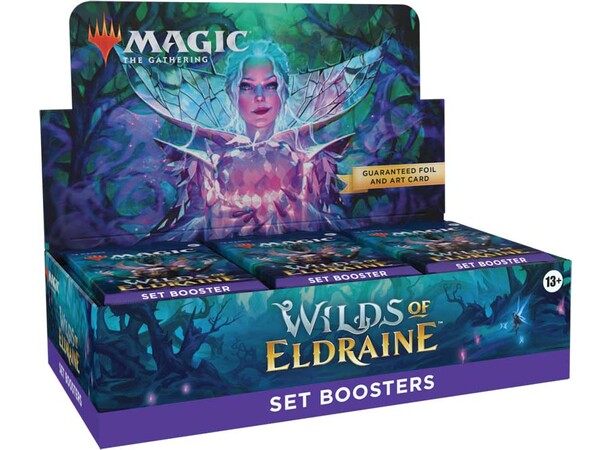 Magic Wilds of Eldraine Set Display 