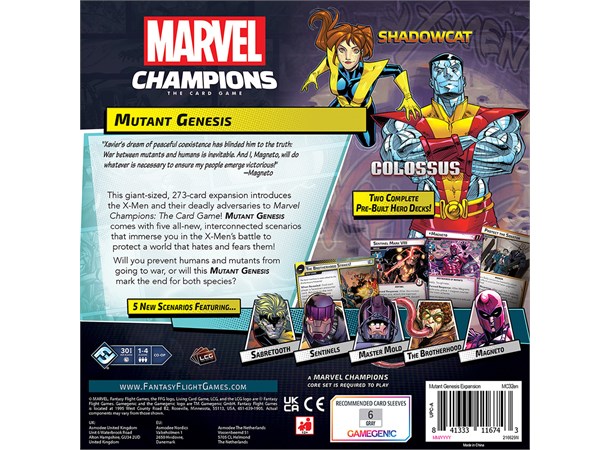 Marvel Champions TCG Mutant Genesis Exp Expansion Marvel Champions The Card Game 