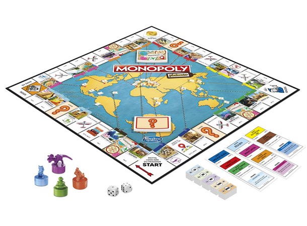 Monopoly Verdensreise Brettspill - Norsk 