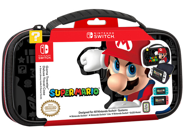 Nintendo Switch Bärväska Super Mario Game Traveler Deluxe Travel Case 