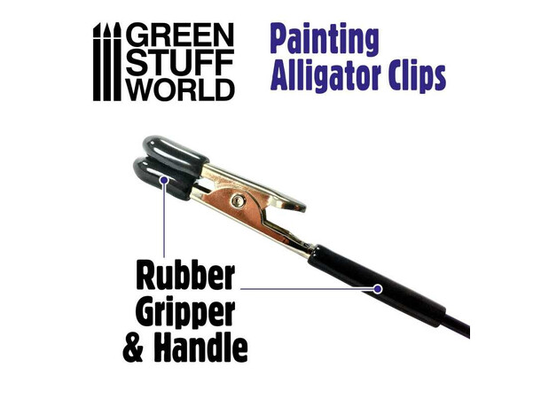 Painting Alligator Clips - 20 st Green Stuff World 